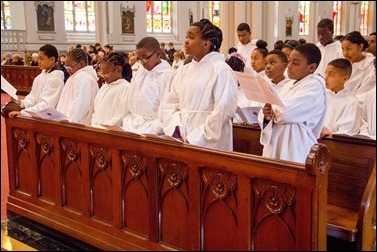 Altar Server Appreciation Mass celebrated at the Cathedral of the Holy Cross Oct. 29, 2016. Pilot photo/ Mark Labbe 