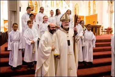 Altar Server Appreciation Mass celebrated at the Cathedral of the Holy Cross Oct. 29, 2016. Pilot photo/ Mark Labbe 