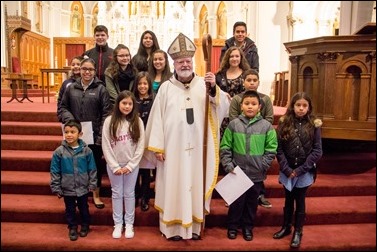 Altar Server Appreciation Mass celebrated at the Cathedral of the Holy Cross Oct. 29, 2016. Pilot photo/ Mark Labbe 