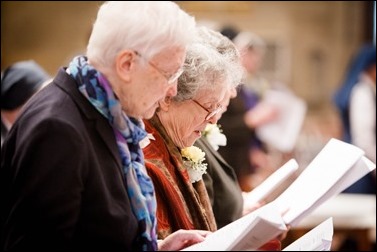 Mass for Women Religious Jubilarians at St. Theresa Parish, West Roxbury, Oct. 30, 2016. Pilot photo/ Gregory L. Tracy 