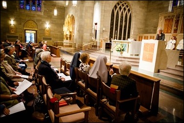 Mass for Women Religious Jubilarians at St. Theresa Parish, West Roxbury, Oct. 30, 2016. Pilot photo/ Gregory L. Tracy 