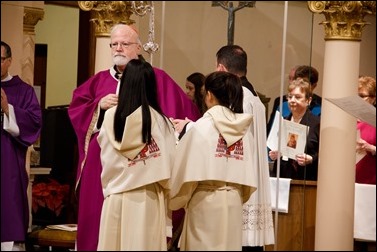 Dedication of a new altar and renovations at St. Mary Church in Danvers, Dec. 18, 2016.
Pilot photo/ Mark Labbe 
