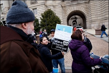 Cardinal Sean P. O’Malley participates in the 44th annual March for Life in Washington, D.C., Jan. 27, 2017. The cardinal has participated in every march since its inception in 1973. Pilot photo/ Gregory L. Tracy 