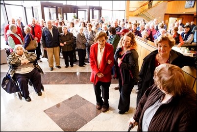 Cardinal Sean O’Malley celebrates Ash Wednesday Mass at the Archdiocese of Boston’s Pastoral Center March 1, 2017. Pilot photo/ Gregory L. Tracy 