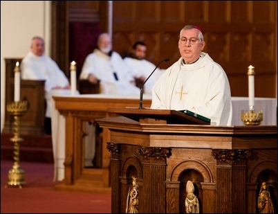 St. Patrick’s Day Mass at the Cathedral of the Holy Cross, March 17, 2017. Pilot photo/ Gregory L. Tracy 