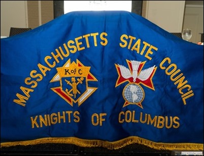 Mass. State Council Knights of Columbus Patriot’s Day Dinner and Lantern Award presentation, April 17, 2017 at Sheraton Framingham Hotel. The 2017 Lantern Award recipient was James T. Brett. Photo by Lew Corcoran, Mass. State Council KofC