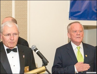 Mass. State Council Knights of Columbus Patriot’s Day Dinner and Lantern Award presentation, April 17, 2017 at Sheraton Framingham Hotel. The 2017 Lantern Award recipient was James T. Brett. Photo by Lew Corcoran, Mass. State Council KofC