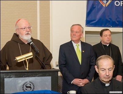 Mass. State Council Knights of Columbus Patriot’s Day Dinner and Lantern Award presentation, April 17, 2017 at Sheraton Framingham Hotel. The 2017 Lantern Award recipient was James T. Brett. Photo by Lew Corcoran, Mass. State Council KofC