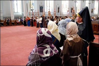 Living Stations of the Cross and the Good Friday Liturgy celebrated by Cardinal O’Malley at the Cathedral of the Holy Cross, April 14, 2017. Pilot photo/ Mark Labbe 