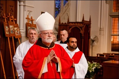 Living Stations of the Cross and the Good Friday Liturgy celebrated by Cardinal O’Malley at the Cathedral of the Holy Cross, April 14, 2017. Pilot photo/ Mark Labbe 