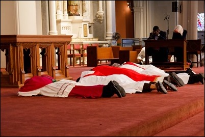 Living Stations of the Cross and the Good Friday Liturgy celebrated by Cardinal O’Malley at the Cathedral of the Holy Cross, April 14, 2017. Pilot photo/ Mark Labbe 