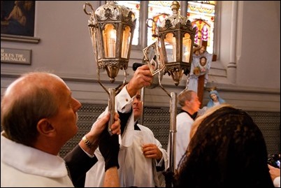 Living Stations of the Cross and the Good Friday Liturgy celebrated by Cardinal O’Malley at the Cathedral of the Holy Cross, April 14, 2017. Pilot photo/ Mark Labbe 