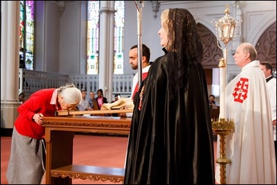 Living Stations of the Cross and the Good Friday Liturgy celebrated by Cardinal O’Malley at the Cathedral of the Holy Cross, April 14, 2017. Pilot photo/ Mark Labbe 