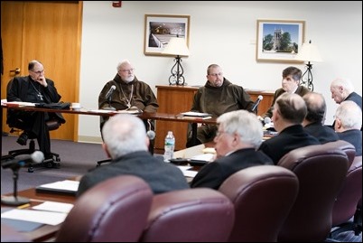 Meeting of bishops of the Boston Province, April 6, 2017. Pilot photo/ Gregory L. Tracy 