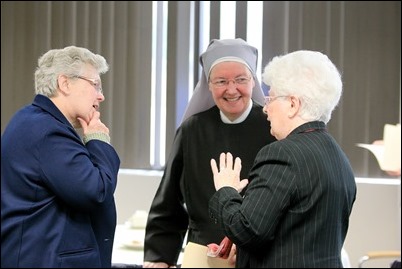 Meeting with superiors of women’s religious communities in the Archdiocese of Boston, April 5, 2017. Pilot photo/ Gregory L. Tracy 