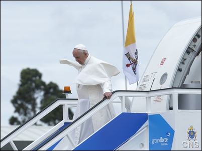 POPE-FATIMA-ARRIVAL