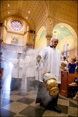 Ordination of transitional deacons for the Archdiocese of Boston, celebrated June 10, 2017 at Holy Name Church, West Roxbury by Bishop Peter J. Uglietto. Pilot photo/ Gregory L. Tracy 