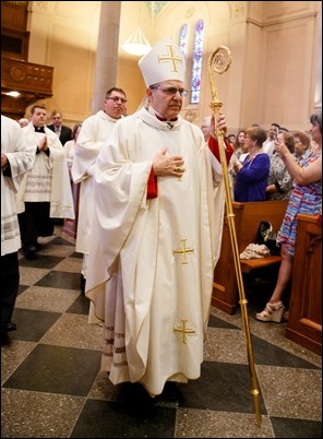 Ordination of transitional deacons for the Archdiocese of Boston, celebrated June 10, 2017 at Holy Name Church, West Roxbury by Bishop Peter J. Uglietto. Pilot photo/ Gregory L. Tracy 