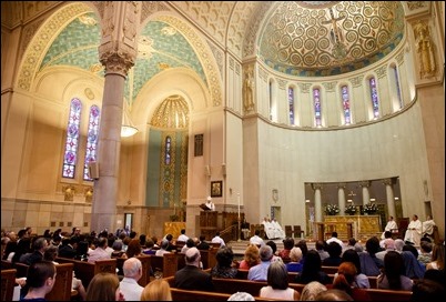 Ordination of transitional deacons for the Archdiocese of Boston, celebrated June 10, 2017 at Holy Name Church, West Roxbury by Bishop Peter J. Uglietto. Pilot photo/ Gregory L. Tracy 