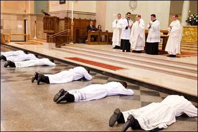 Ordination of transitional deacons for the Archdiocese of Boston, celebrated June 10, 2017 at Holy Name Church, West Roxbury by Bishop Peter J. Uglietto. Pilot photo/ Gregory L. Tracy 