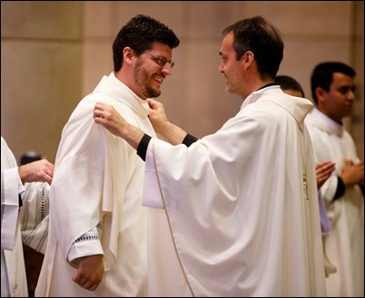 Ordination of transitional deacons for the Archdiocese of Boston, celebrated June 10, 2017 at Holy Name Church, West Roxbury by Bishop Peter J. Uglietto. Pilot photo/ Gregory L. Tracy 