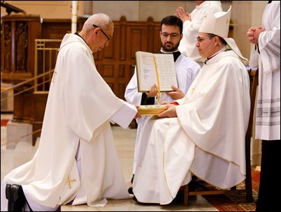 Ordination of transitional deacons for the Archdiocese of Boston, celebrated June 10, 2017 at Holy Name Church, West Roxbury by Bishop Peter J. Uglietto. Pilot photo/ Gregory L. Tracy 