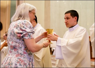 Ordination of transitional deacons for the Archdiocese of Boston, celebrated June 10, 2017 at Holy Name Church, West Roxbury by Bishop Peter J. Uglietto. Pilot photo/ Gregory L. Tracy 