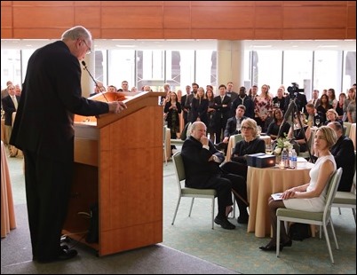 Fr. Hehir offering remarks