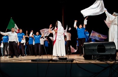 Atrevete rally for Hispanic youth in the Archdiocese of Boston, held at Fontbonne Academy, July 8, 2017. Pilot photo/ Donis Tracy