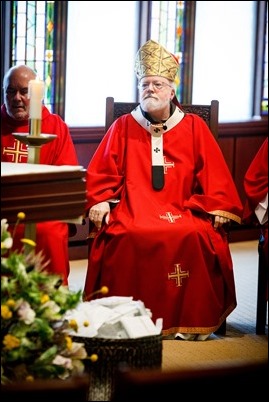 Prayer intentions of Catholic Appeal donors are placed before the altar during a special Mass celebrated by Cardinal Sean P. O'Malley at the Archdiocese of Boston’s Pastoral Center Aug. 24, 2017. Pilot photo/ Gregory L. Tracy 