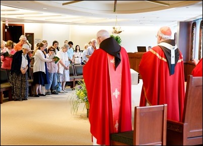 Mass and lunch with consecrated virgins of the archdiocese, Aug. 10, 2017.<br /> Pilot photo/ Gregory L. Tracy <br /> 