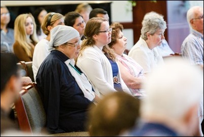 Mass and lunch with consecrated virgins of the archdiocese, Aug. 10, 2017.<br /> Pilot photo/ Gregory L. Tracy <br /> 