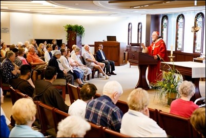 Mass and lunch with consecrated virgins of the archdiocese, Aug. 10, 2017.<br /> Pilot photo/ Gregory L. Tracy <br /> 