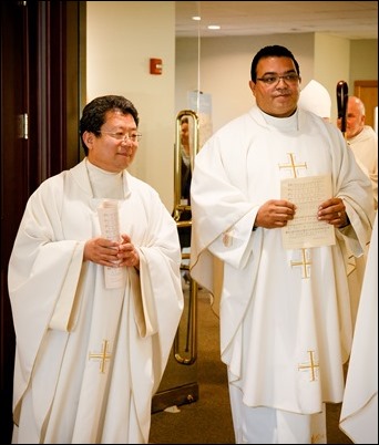 Incardination of Fathers John Chen and Eduardo Marques at the Pastoral Center, Sept. 6, 2017. Pilot photo/ Gregory L. Tracy 