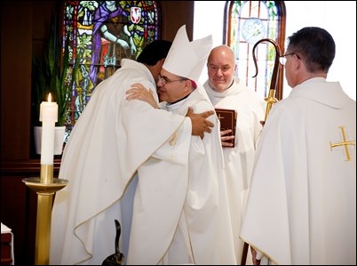 Incardination of Fathers John Chen and Eduardo Marques at the Pastoral Center, Sept. 6, 2017. Pilot photo/ Gregory L. Tracy 