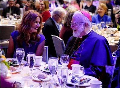 Archdiocese of Boston’s 9th annual Celebration of the Priesthood Dinner featuring speaker Roma Downey held at the Seaport World Trade Center in Boston, Sept. 28, 2017. Pilot photo/ Gregory L. Tracy 