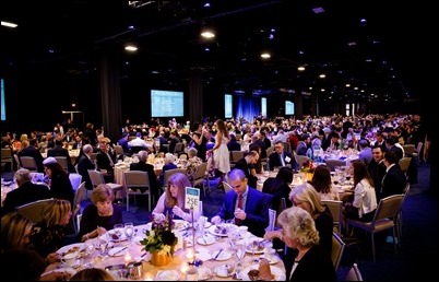 Archdiocese of Boston’s 9th annual Celebration of the Priesthood Dinner featuring speaker Roma Downey held at the Seaport World Trade Center in Boston, Sept. 28, 2017. Pilot photo/ Gregory L. Tracy 