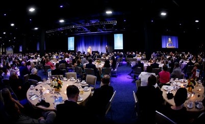 Archdiocese of Boston’s 9th annual Celebration of the Priesthood Dinner featuring speaker Roma Downey held at the Seaport World Trade Center in Boston, Sept. 28, 2017. Pilot photo/ Gregory L. Tracy 