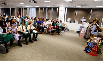 Mission Education Day sponsored by the Missionary Childhood Association in the Archdiocese of Boston’s Pastoral Center, Oct. 11, 2017. Pilot photo/ Gregory L. Tracy 