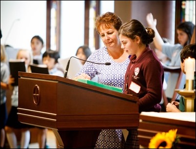 Mission Education Day sponsored by the Missionary Childhood Association in the Archdiocese of Boston’s Pastoral Center, Oct. 11, 2017. Pilot photo/ Gregory L. Tracy 