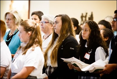 Mission Education Day sponsored by the Missionary Childhood Association in the Archdiocese of Boston’s Pastoral Center, Oct. 11, 2017. Pilot photo/ Gregory L. Tracy 