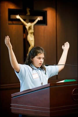 Mission Education Day sponsored by the Missionary Childhood Association in the Archdiocese of Boston’s Pastoral Center, Oct. 11, 2017. Pilot photo/ Gregory L. Tracy 