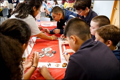 Mission Education Day sponsored by the Missionary Childhood Association in the Archdiocese of Boston’s Pastoral Center, Oct. 11, 2017. Pilot photo/ Gregory L. Tracy 