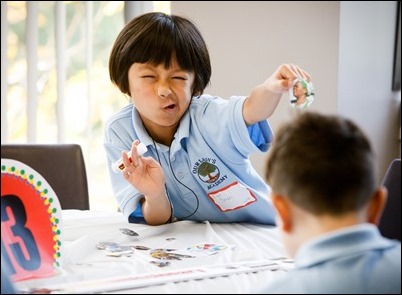 Mission Education Day sponsored by the Missionary Childhood Association in the Archdiocese of Boston’s Pastoral Center, Oct. 11, 2017. Pilot photo/ Gregory L. Tracy 