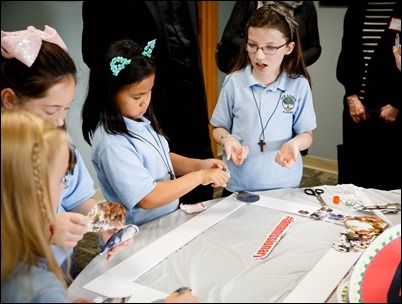 Mission Education Day sponsored by the Missionary Childhood Association in the Archdiocese of Boston’s Pastoral Center, Oct. 11, 2017. Pilot photo/ Gregory L. Tracy 