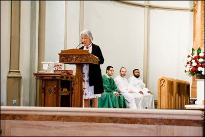 World Mission Sunday Mass, St. Columbkille’s Brighton, Oct. 22, 2017. Pilot photo/ Mark Labbe