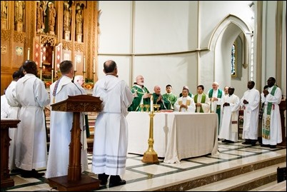 World Mission Sunday Mass, St. Columbkille’s Brighton, Oct. 22, 2017. Pilot photo/ Mark Labbe