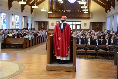 Cardinal Preaching at Deacon Convocation Mass