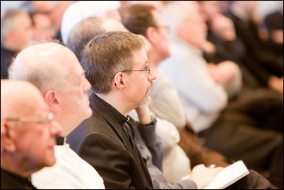 Fall Presbyteral Convocation, St. Julia’s in Weston, Nov. 27, 2017. Pilot photo/ Gregory L. Tracy 