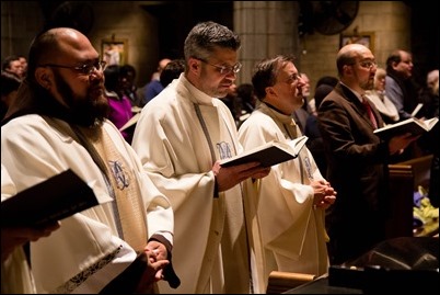 2017 New Year’s Eve Mass at St. Clement Eucharistic Shrine in Boston. Pilot photo/ Mark Labbe 